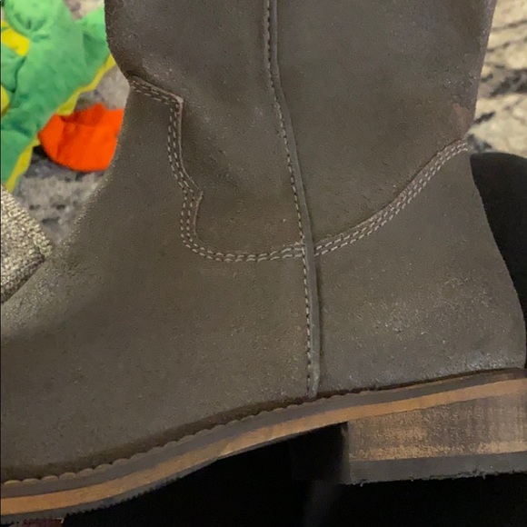 New BP Distressed Gray Below the Knee Boots - Picture 9 of 9